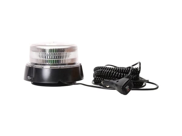 WAS rotorblink W112 852.2 12 V / 24 V via ledningsnett, sugefeste, skrue-/magnetmontering, oransje
