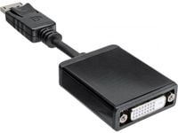 InLine 17199K, 0,2 m, DisplayPort, DVI-D, Gull, Sort, Hankjønn/hunkjønn