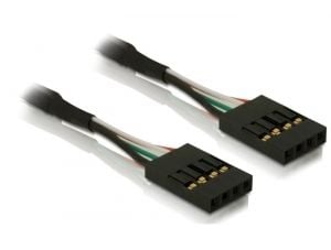Delock USB Pinheader - USB-kabel - 4-pins USB 2.0-header (hunn) til 4-pins USB 2.0-header (hunn) - 40 cm