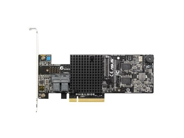 ASUS PIKE II 3108-8i/240PD - Styreenhed til lagring (RAID) - 8 Kanal - SATA 6Gb/s / SAS 12Gb/s - lavprofil - RAID 0, 1, 5, 6, 10, 50, JBOD, 60 - PC...