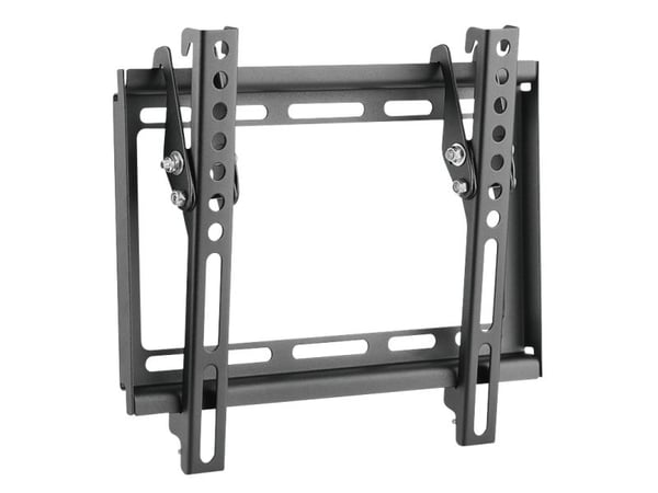 LogiLink BP0035, 58,4 cm (23"), 106,7 cm (42"), 50 x 50 mm, 200 x 200 mm, -8 - 0°, Sort, Rustfritt stål