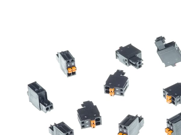 AXIS Connector A 2-pin 2.5 Straight - Kamerakontakt (paket om 10) - för AXIS P1385-E, Q1656-BE, Q1656-BLE