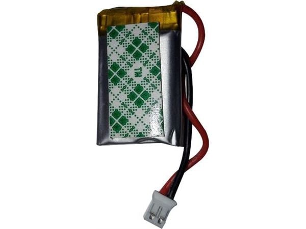 Batteri 3,7 V komplet med stik. Passer til alle versioner af CTSmall GSM Styringer