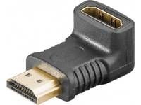 MicroConnect - HDMI-sovitin - HDMI (hun) vinklet til HDMI (han)