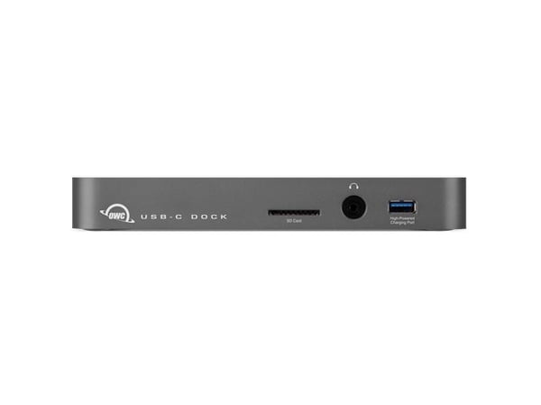 OWC OWCTCDK10PMDSG, Kabel, USB 3.2 Gen 1 (3.1 Gen 1) Type-C, 3,5 mm, 10,100,1000 Mbit/s, Svart, SD, SDHC, SDXC
