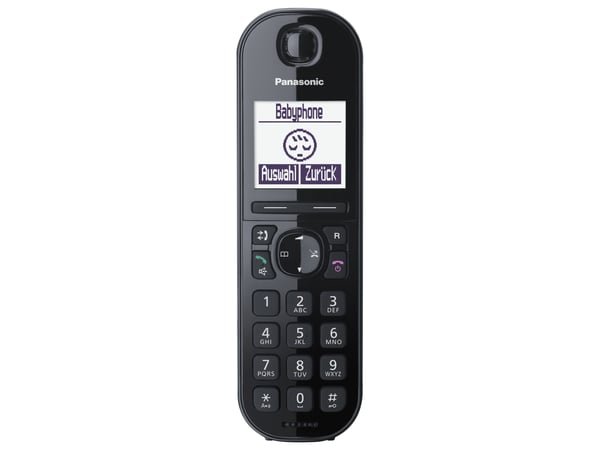 Panasonic KX-TGQ200GB svart CAT-iq 2.0 håndsett