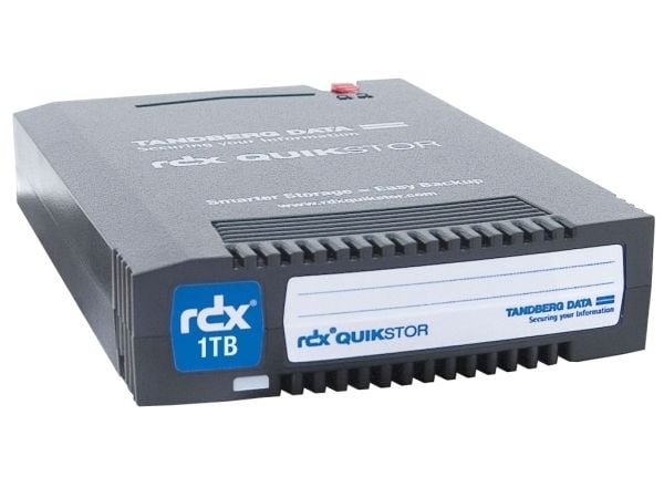 Tanberg Data 8586-RDX, RDX-patruuna, RDX, 1 TB, 15 ms, musta, RDX QuikStor