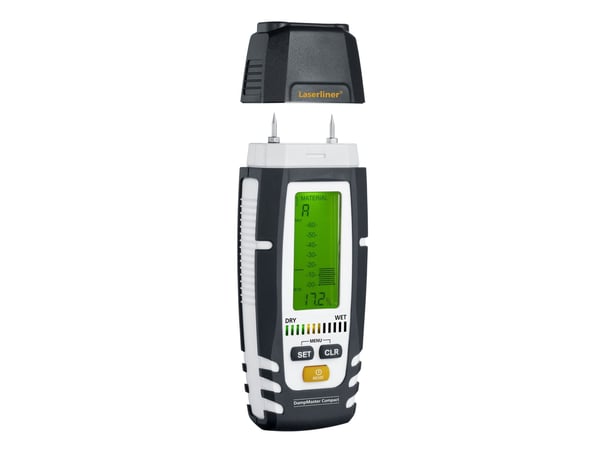 Laserliner DampMaster Compact Plus, Trä, Digital, Grå, 0 - 90%, 4%, LCD