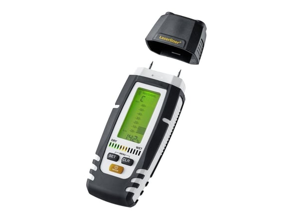 Laserliner DampMaster Compact Plus, Trä, Digital, Grå, 0 - 90%, 4%, LCD