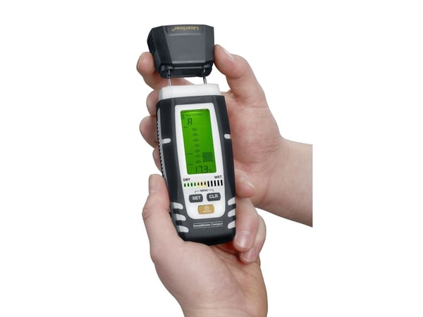 Laserliner DampMaster Compact Plus, Trä, Digital, Grå, 0 - 90%, 4%, LCD