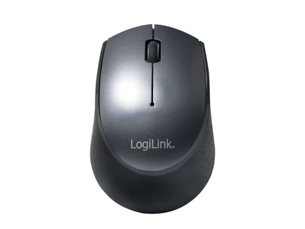 LogiLink ID0160, Molempikätinen, Optinen, Langaton RF, 1200 DPI, Musta