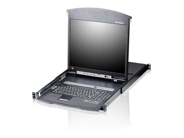 ATEN KL1516AM, 43,2 cm (17"), LCD, USB, PS/2, USB, PS/2, VGA, US Engelsk