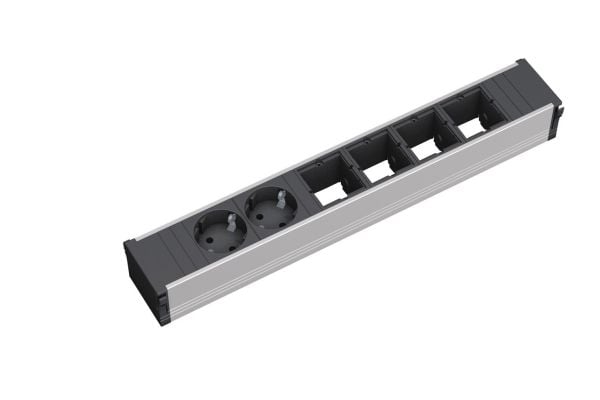 Bachmann CONI - Effektband - ingång: GST18i3 - utgångskontakter: 2 - 10 cm sladd - Tyskland - svart, eloxerad aluminium