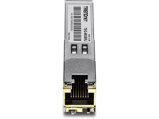 TRENDnet TEG MGBRJ - Version v1.0R - SFP (mini-GBIC) transceivermodul - 1GbE - 1000Base-T - RJ-45 - opp til 100 m - TAA-samsvar
