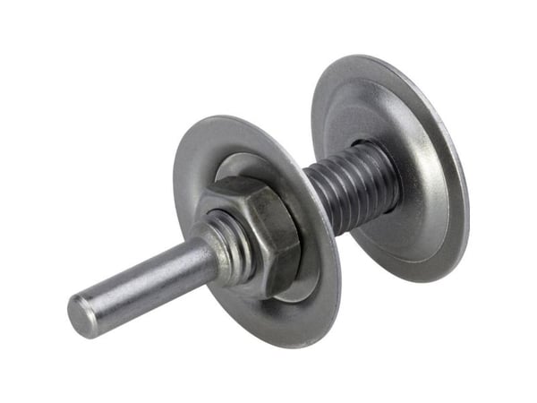 wolfcraft GmbH 2116000, Shank-kontakt, for sanding and polishing discs without shank, 1 stykker, 1 cm, 6 mm
