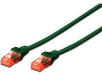 DIGITUS Professional - Koblingskabel - RJ-45 (hann) til RJ-45 (hann) - 2 m - UTP - CAT 6 - IEEE 802.3 - halogenfri, formstøpt, uten hindringer - grønn