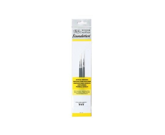 Winsor & Newton 5295001, Børstesett, Rund børste, Syntetisk
