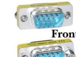 MicroConnect Mini - Hann-hunnveksler - DB-9 (hann) til DB-9 (hann)