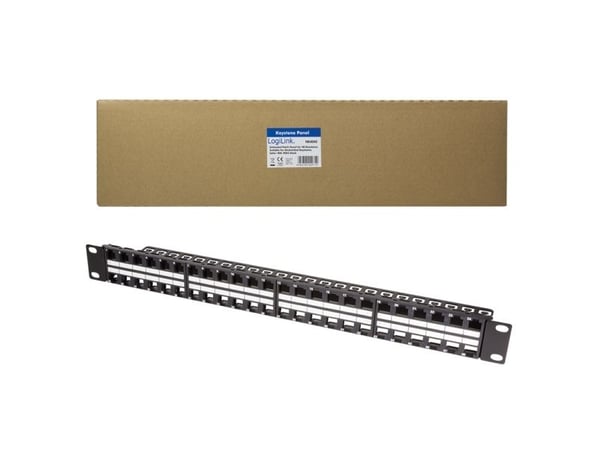 LogiLink NK4045, Sortering, Metall, Återmontering, 1U, 444 mm, 44,2 mm