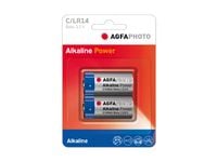 AgfaPhoto LR14 C-batteri R14 Alkali-mangan 1,5 V 2 stk.