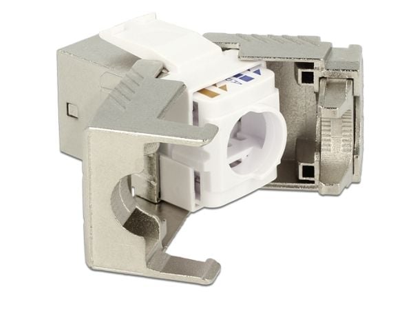 Delock Keystone-moduuli - Modulaarinen pylväs - CAT 6a - STP - RJ-45