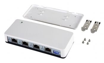 EXSYS EX-1329, USB 3.2 Gen 1 (3.1 Gen 1) Type-A, RJ-45, 5000 Mbit/s, Valkoinen, Gigabitti Ethernet, IEEE 802.3, IEEE 802.3ab, IEEE 802.3q, IEEE 802.3u