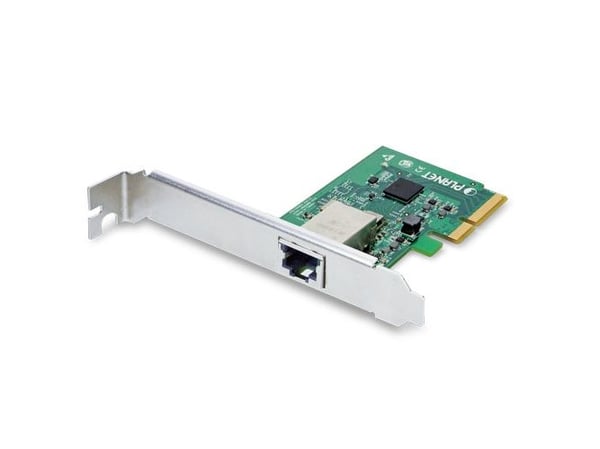 PLANET ENW-9803, Intern, Koblet med ledninger (ikke trådløs), PCI Express, Ethernet, 10000 Mbit/s, Grønn, Rustfritt stål