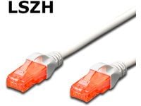 DIGITUS Professional - Koblingskabel - RJ-45 (hann) til RJ-45 (hann) - 5 m - UTP - CAT 6e - halogenfri, formstøpt, uten hindringer - hvit