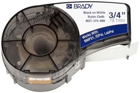 BRADY krympslang vit/svart text 3:1 A:11,15mm B:2,10m C:2,40mm D:5,50mm