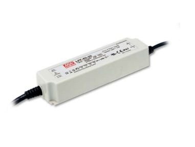 MEAN WELL LPF-60-12, 60 W, IP67, 50000 timer, -40 - 80 °C, 90 - 305 V, 47 - 63 Hz