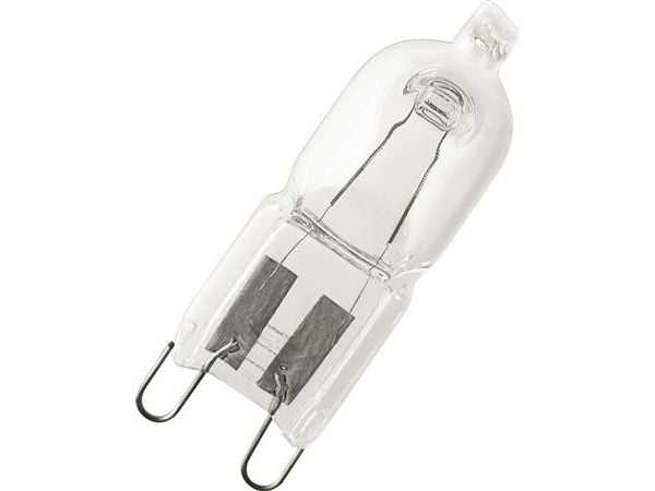 OSRAM HALOPIN SUPERSTAR - Halogenlyspære - form: T13.3 - G9 - 20 W (ekvivalent 25 W) - klasse G - varmt hvitt lys - 2700 K (en pakke 2)