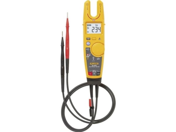 Fluke Elektrotester, Svart, Grå, Rød, Gult, LCD, 1,78 cm, Knapper, Rotasjon, -10 - 50 °C, -30 - 60 °C