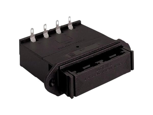 Bulgin BX0027 batteriholder for 4 R6 (AA) loddetilkobling (L x B x H) 95,3 x 61,2 x 26 mm