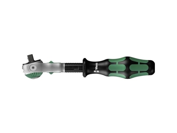 Wera 05003533001, Pipenøkkelsett, 42 stykker, Svart, Kromfarget, Grønn, CE, Skrallehåndtak