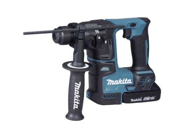 Makita DHR171RAJ - Roterende hammer - trådløs - SDS-plus - 1.2 joule - 2 batterier - 18 V