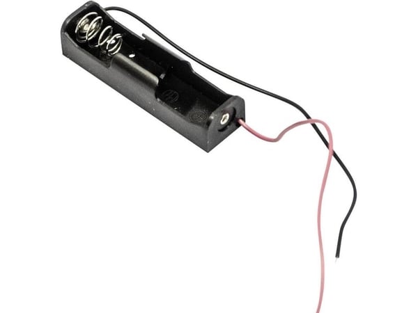 MPD BCAAW batteriholder for 1x R6 (AA), kabel