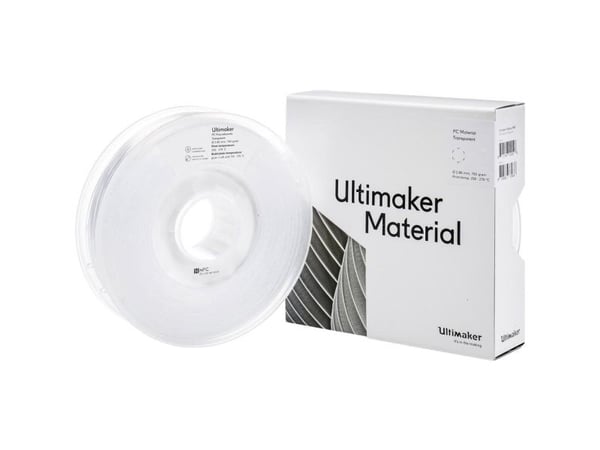 Ultimaker PC-filament PCA - M3577 transparent 750 g 2,85 mm (212674)