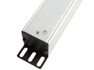 Alcasa GC-N0087, 1,8 m, Sisätila, Tyyppi F, Type F (CEE 7/4), Alumiini, Musta, Hopea