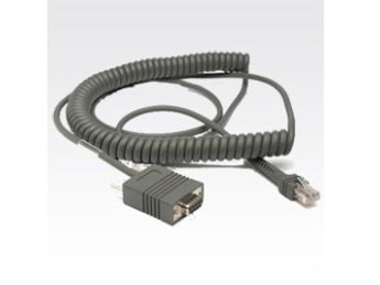Motorola RS232 Cable, 3,6 m, DB9 FM, Harmaa