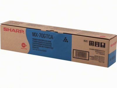 Sharp MX70GTCA - Cyan - tonerpåfylling - for Sharp MX-5500N, MX-6200N, MX-7000N