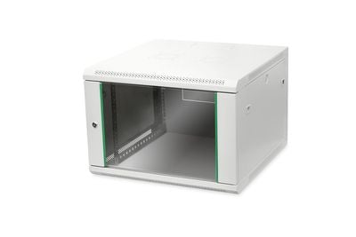 DIGITUS Professional Dynamic Basic Series DN-19 07U-6/6-EC - Skap - veggmonterbar - grå, RAL 7035 - 7U - 19"
