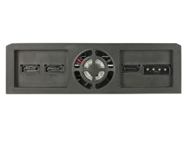 Delock 5.25" Mobile Rack for 1 x 5.25" Slim Drive + 2 x 2.5" SATA HDD / SSD - Lagringsdrevhylse - 2.5" - svart