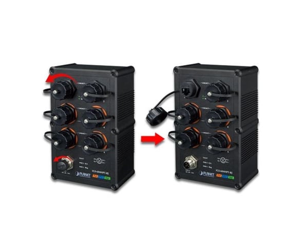 PLANET IGS-604HPT-RJ, Håndtert, L2+, Gigabit Ethernet (10/100/1000), Full tosidig, Strøm over Ethernet (PoE), Kan monteres på vegg