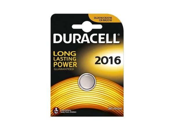 Duracell DL 2016 - Batteri CR2016 - Li - 75 mAh
