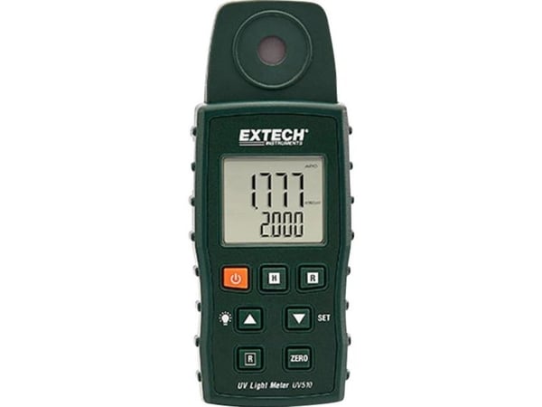 Extech UV510, 58 mm, 25 mm, 141 mm, 160 g, AAA, Batteri