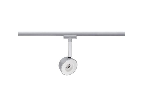 Paulmann 954.73, Spotlight på skinne, 1 ampuller, LED, 2700 K, 294 lm, Kromfarget, Hvit