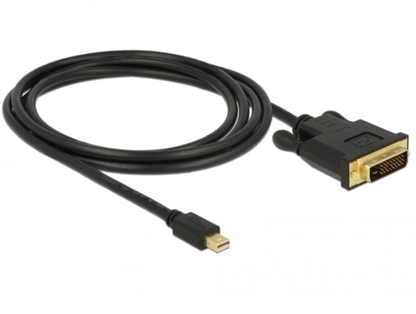 DeLOCK 83989, 2 m, Mini DisplayPort, DVI-D, Uros, Uros, Kulta