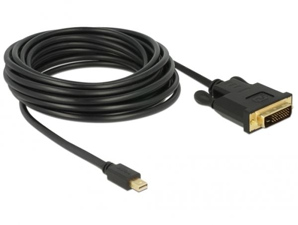 DeLOCK 83991, 5 m, Mini DisplayPort, DVI-D, Uros, Uros, Kulta