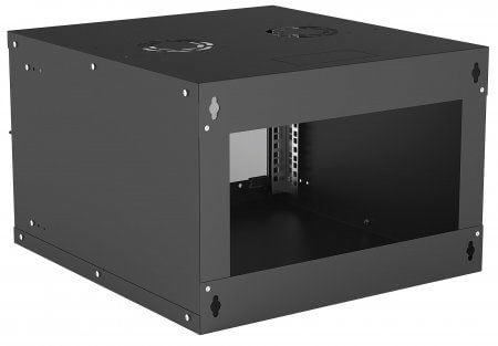 Intellinet 714785, Veggmontert stativ, 6U, 50 kg, 11 kg, Sort