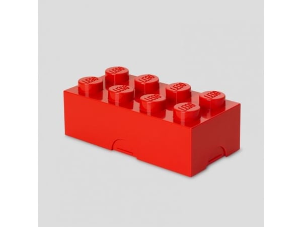 LEGO Lunch Box - Matlagringsbeholder - kubus - knallrød